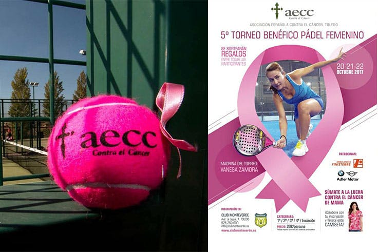 torneo benéfico contra el cáncer de mama Toledo torneo pádel femenino
