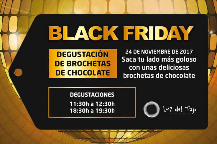 actividades Black Friday brochetas chocolate