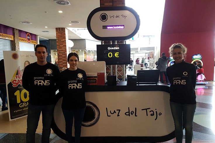 Acércate al stand de PromoFans de Luz del Tajo para recoger tu cupón