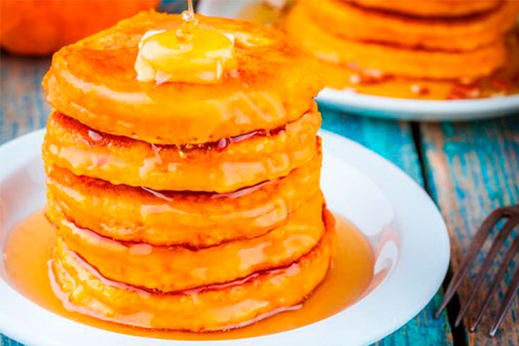 tortitas de calabaza con miel