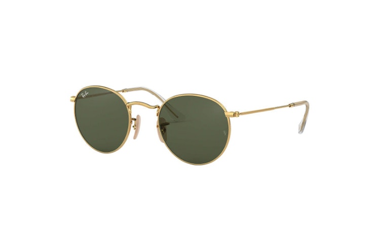 gafas-de-sol-redondas-metal-dorado-ray-ban-soloptical