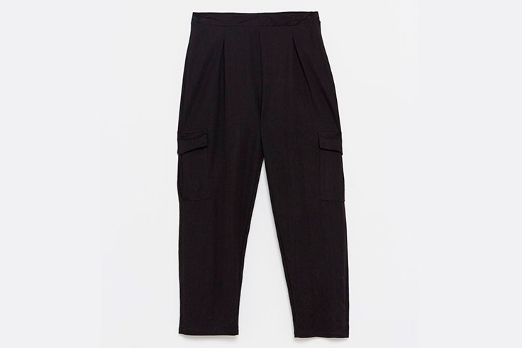 pantalon ancho negro sfera