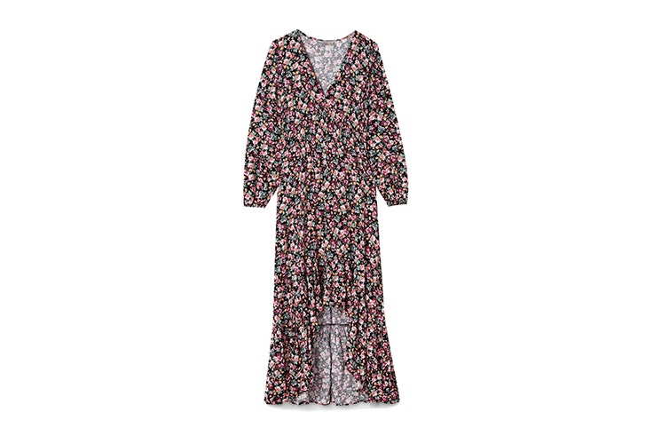 vestido flores stradivarius vestidos largos