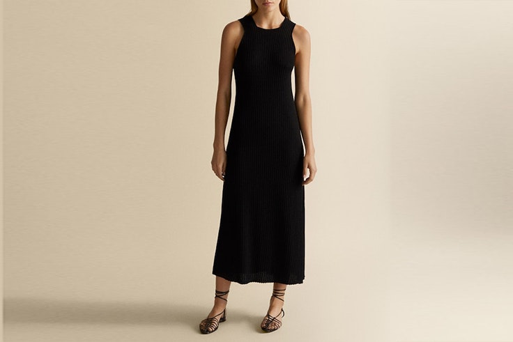 vestido massimo dutti vestidos largos