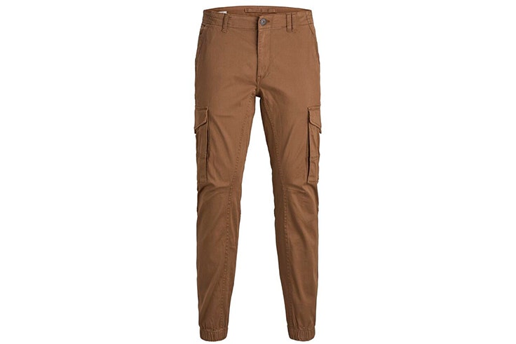 pantalón cargo marrón jack and jones