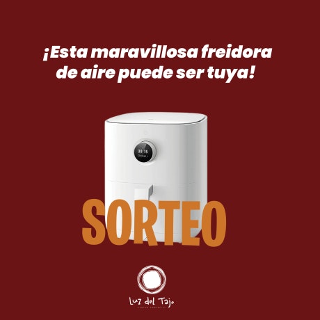 Últimos días para participar en el  sorteo de una freidora de aire en Instagram y en Facebook