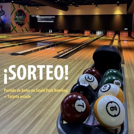 Últimos días para participar en el sorteo de una partida de bolos para dos personas + una tarjeta arcade