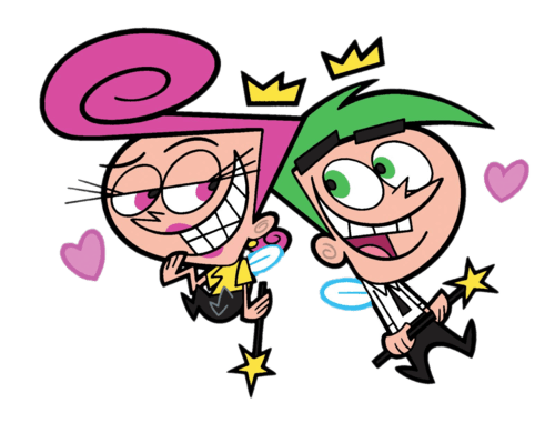 disfraces en pareja para Carnaval cosmo y wanda