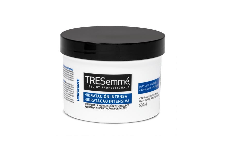 Máscara hidratante TRESemmé, antes a 8,99€ e agora a 4,49€ no Continente | Nutre e recupera o cabelo seco e estragado, comum no verão.