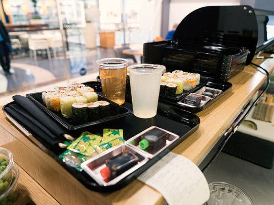 Chegou ao centro a sua Sushi.