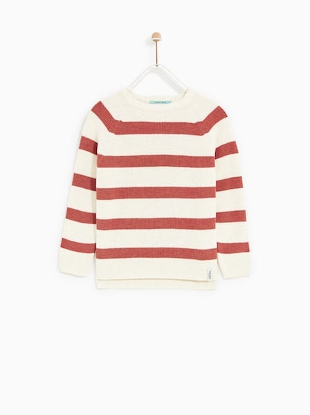 Camisola, Zara Kids, antes a 12,99€ agora a 5,99€