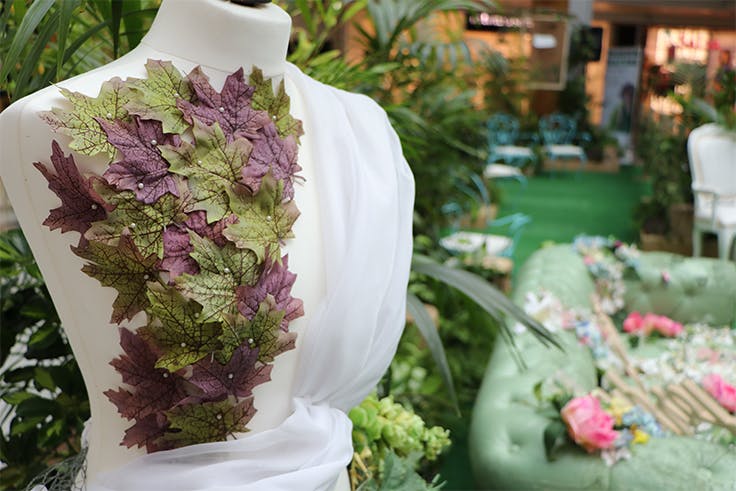 jardín, decoración, moda