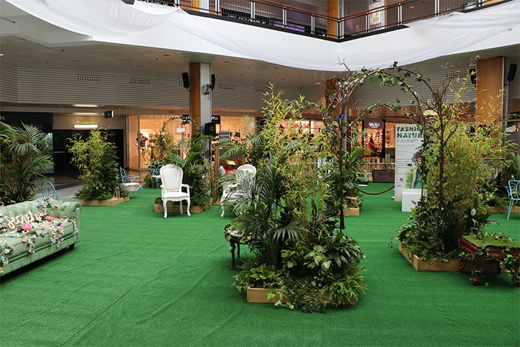 jardín, moda, evento, vegetación
