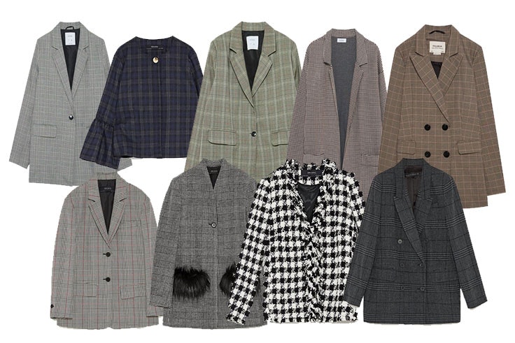 black friday noviembre chaquetas blazer cuadros mujer