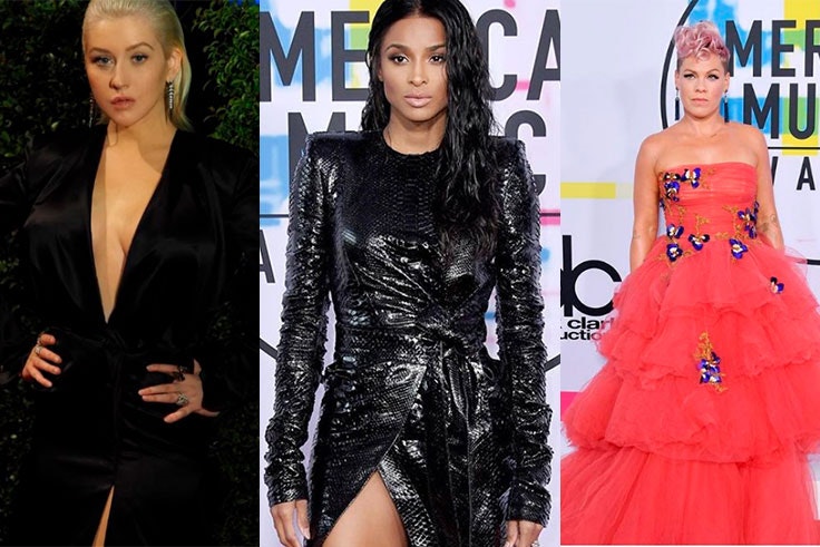 looks de american music awards