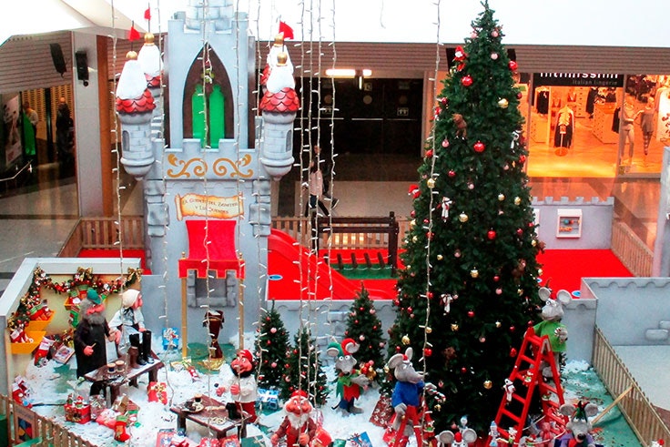 decoración navidad max center