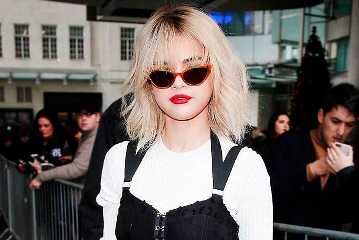 Selena Gómez luce un flequillo grunge