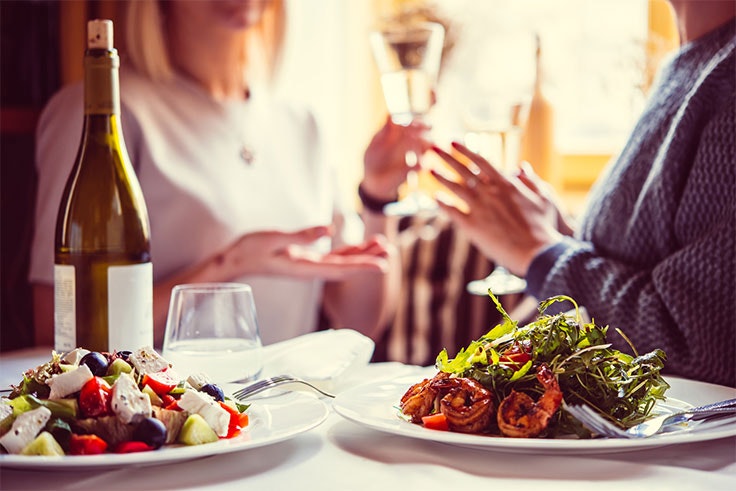 comida san valentin