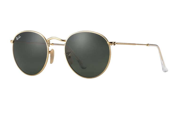 gafas-de-sol-doradas-redondas-ray-ban-soloptical-maxcenter