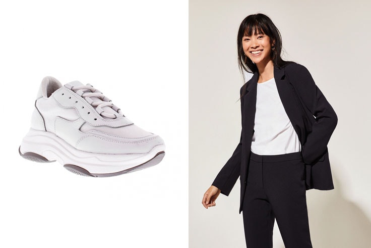prendas-de-punto-conjunto-zapatilla-blanca-deportiva-vas-chaqueta-americana-blazer-negra-cortefiel-chiara-ferragni