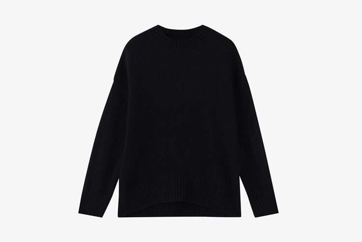 jersey-negro-punto-massimo-dutti
