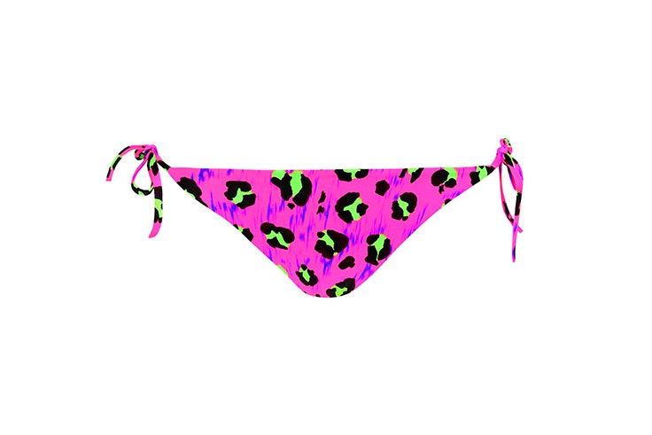 braguita lazo rosa estampado leopardo animal print calzedonia