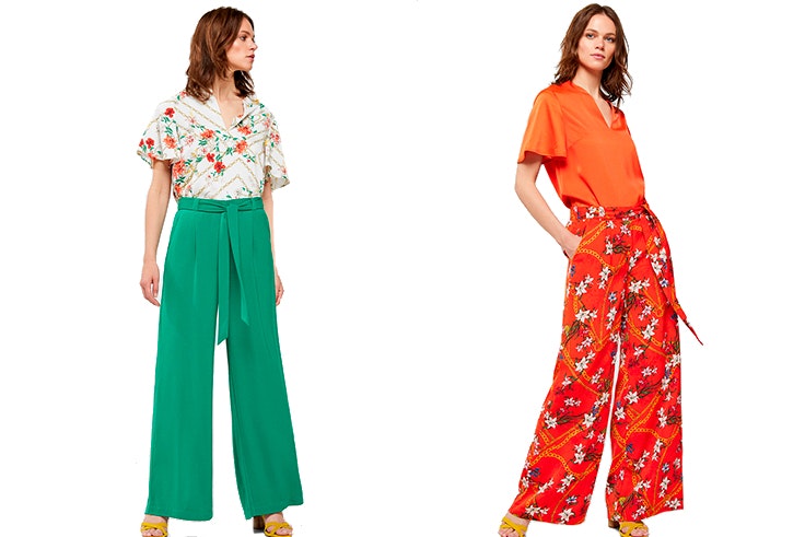 Llegando Bellos Pantalones Palazzo, diseños y colores variados