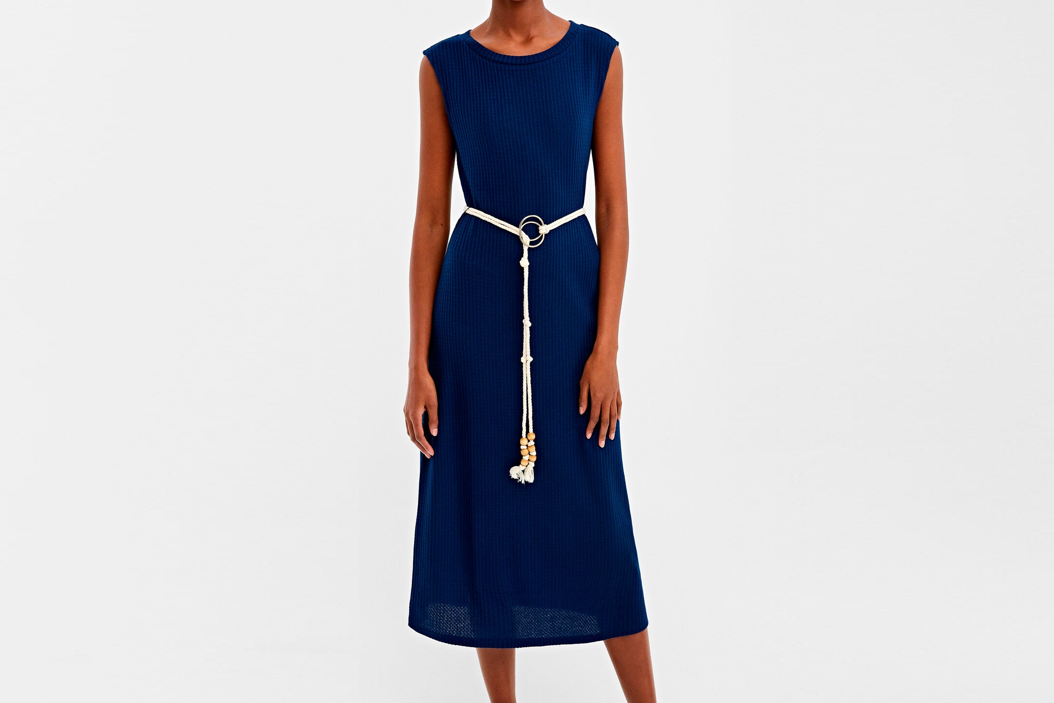 Vestido azul springfield