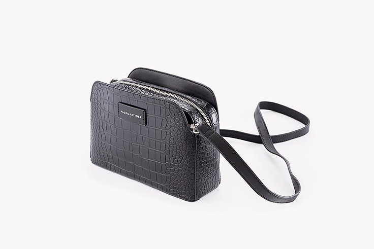 bolso bandolera negro paco martinez