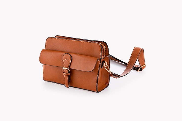 bolso color camel bandolera paco martinez