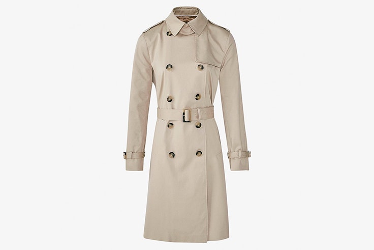 gabardina beige massimo dutti