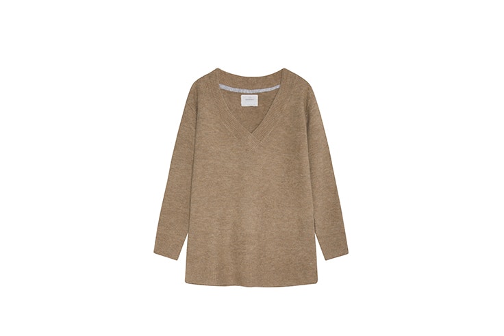 jersey-beige-cuello-pico-de-Springfields