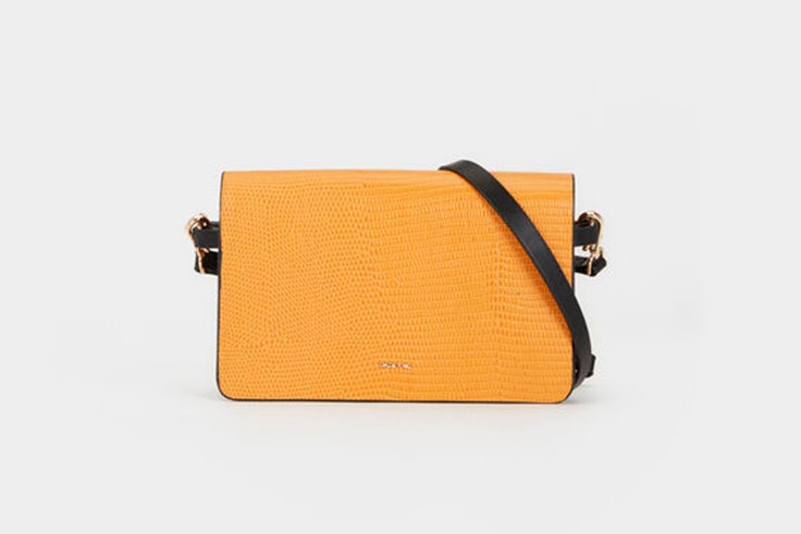 bolso bandolera amarillo parfois