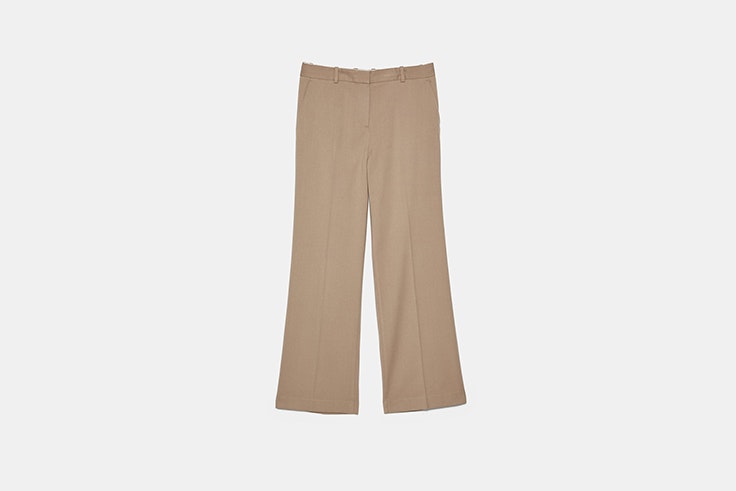 pantalon ancho masculino de traje de zara botas negras