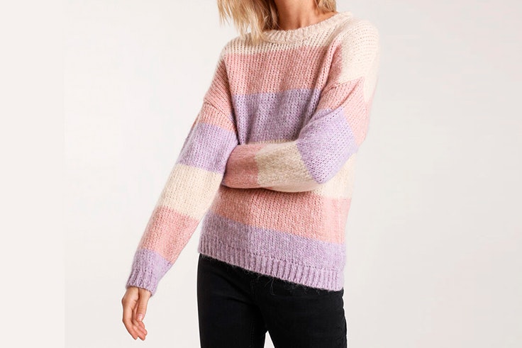Jersey de rayas de colores de Pimkie