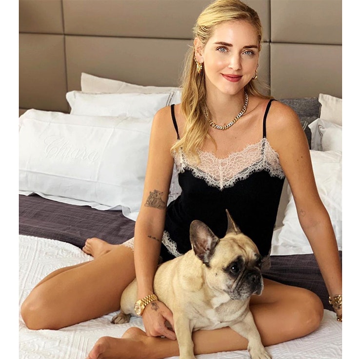 chiara ferragni dia mundial de sueno cuarentena en pijama