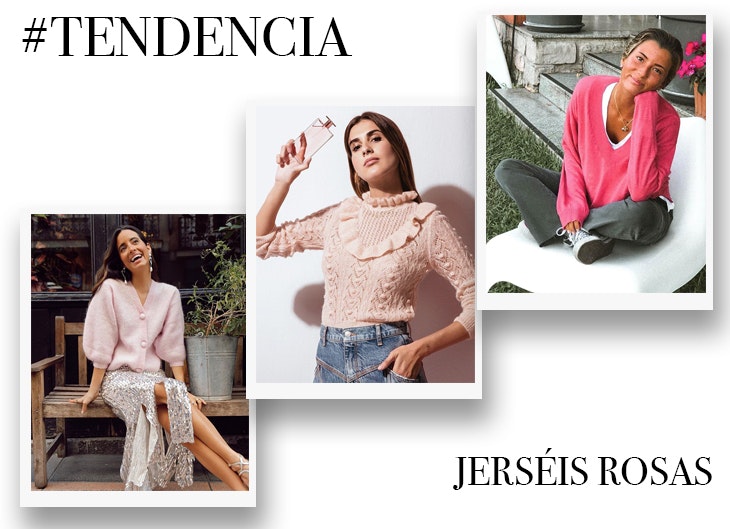 Los jerséis rosas, el nuevo básico de las influencers