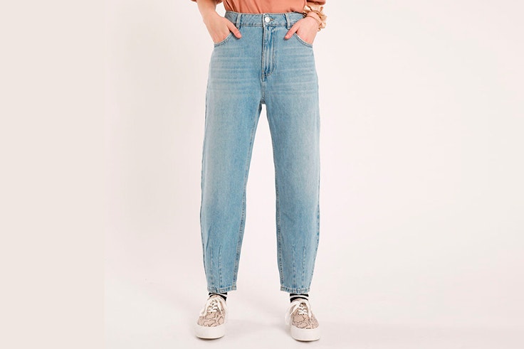 Pantalón vaquero slouchy en color claro de Pimkie