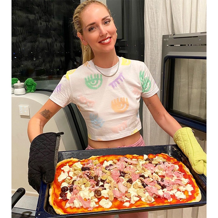 chiara ferragni planes en casa cuarentena cocinar