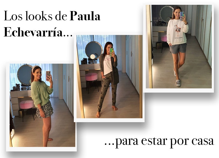 Los looks para estar por casa de Paula Echevarría