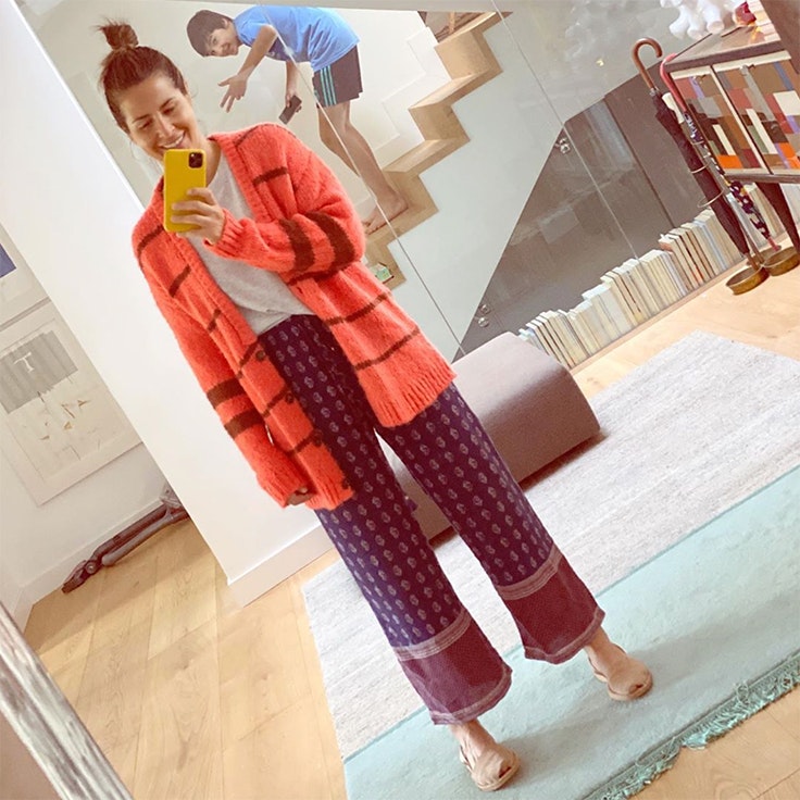 Nuria roca celebrities en el espejo looks de estar por casa