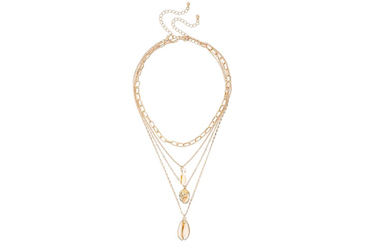 accesorios para verano Set de collares dorados de Bijou Brigitte