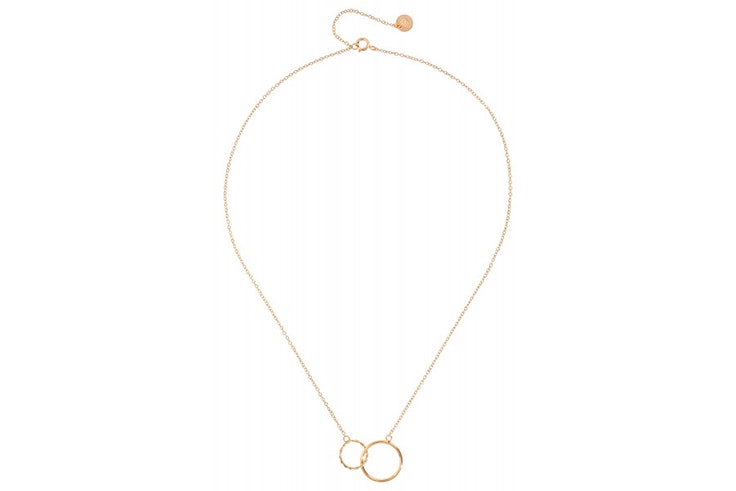 Colgante dorado de Bijou Brigitte