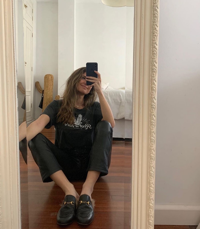 marta vidaurreta pantalones efecto piel