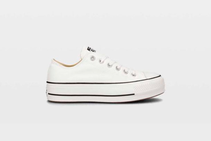 Converse blancas con plataforma. Disponibles en Ulanka