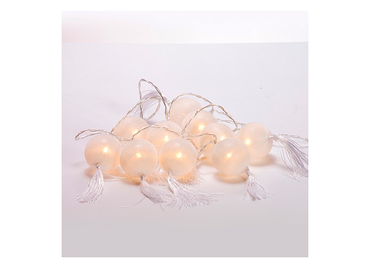 guirnalda de luces de San Carlos decoración de navidad