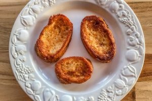 Torrijas saludables.