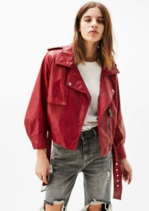 O Biker Jacket (35,99€) é uma das peças chave da coleção.