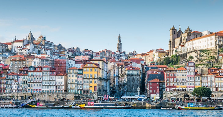 view of Porto by the river