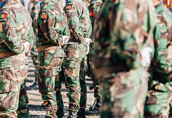 Exposição do Exército no nosso Centro.